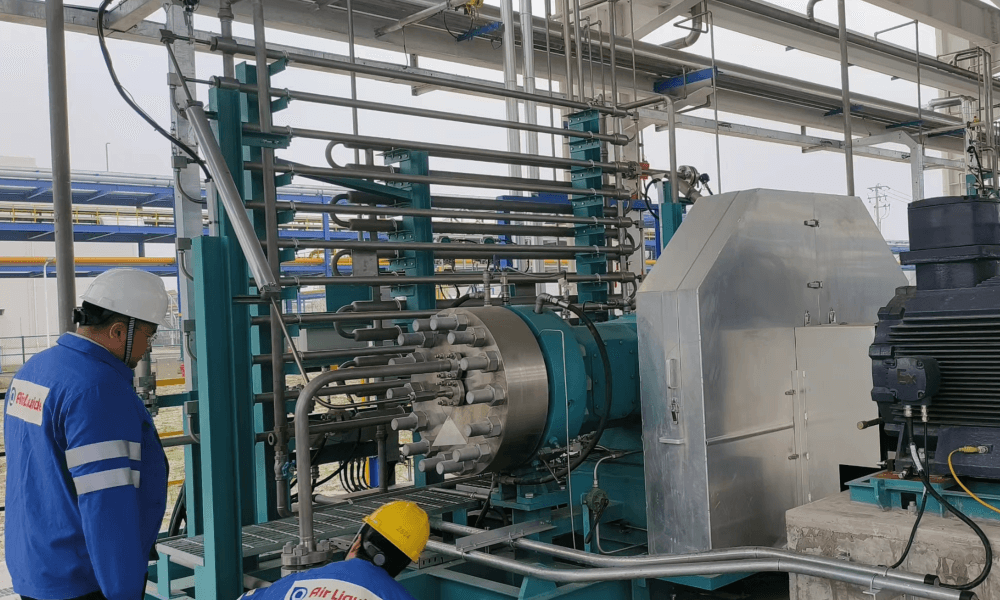 Proyecto de compresor de llenado y equipo de transporte de hidr&oacute;geno de 30 MPa