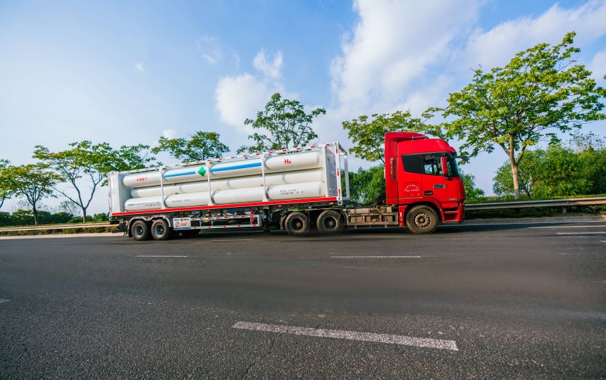 Remolques de tubos y patines para gases raros y otros gases industriales