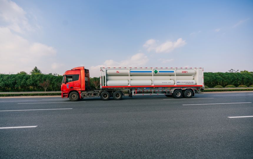 Remolques de tubos y patines para gases raros y otros gases industriales